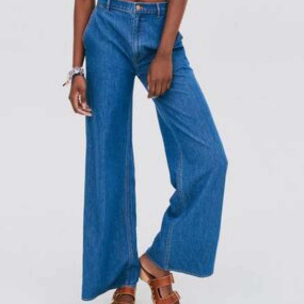 J.Crew High-rise Drapey Trouser Jean AY973 New